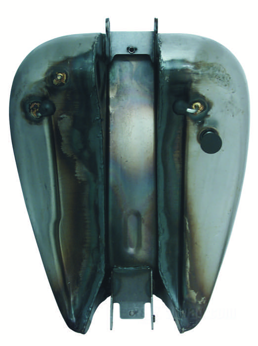 Depósito de gasolina; apropiado para Dyna Glide; acero, natural; volumen: 16 l; tapón necesario: screw-in 1983→; grifo de gasolina necesario: M22 x 1; peso bruto: 8.3 kg