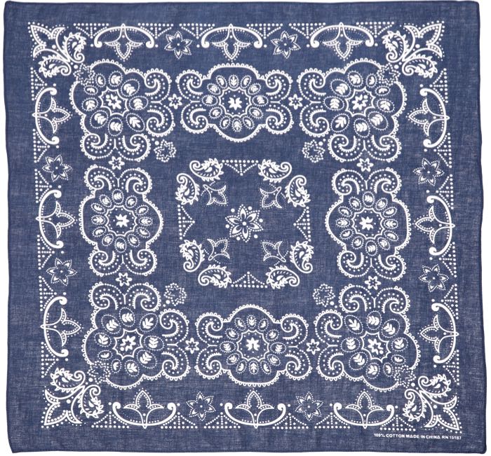 Bandana »Austin« de Carolina Manufacturing; coton, navy; longueur x largeur: 67 x 67 cm; poids brut: 57 g