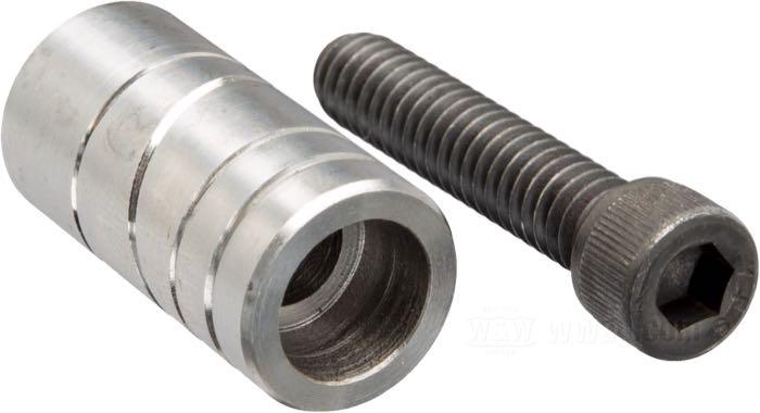 Eje ; para Piñón  / Generador (Dinamo); apropiado para modelos J/JD 1922-1929; acero; largo: 1-1/8”; Ø 9/16”; con bulón; reemplaza OEM HD 640-22; peso bruto: 38 g