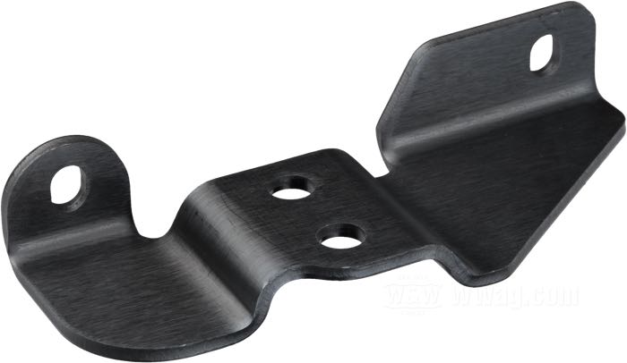 Staffa di Colony; per Serbatoio olio; atto per Sportster tardi 1973-1978; superiore; acciaio, parkerizzato; rimpiazza OEM HD 62554-73; U.S.A.; peso lordo: 172 g