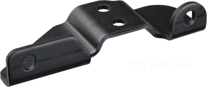 Staffa di Colony; per Serbatoio olio; atto per Sportster tardi 1973-1978; superiore; acciaio, parkerizzato; rimpiazza OEM HD 62554-73; U.S.A.; peso lordo: 172 g