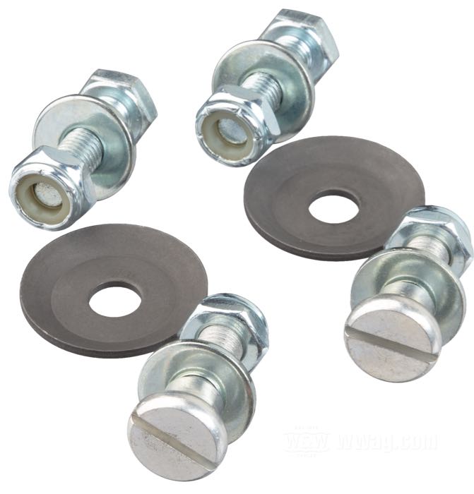 Mounting kit by Colony; for Seat Springs; for Buddy Seat; fits 4-speed Big Twin 1965-1967; steel; replaces OEM HD 52608-65, and 52609-65; USA; gross weight: 69 g