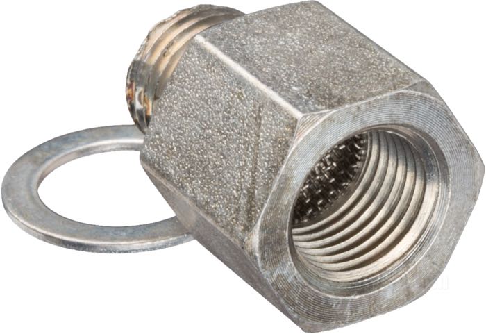 Raccord de Colony; pour Commutateur pression d’huile; adaptable à Big Twin 1958-1969; acier, CAD (procédé ZnNi); avec sa crépine et son joint; remplace OEM HD 26569-58 et 6440; USA; poids brut: 25 g