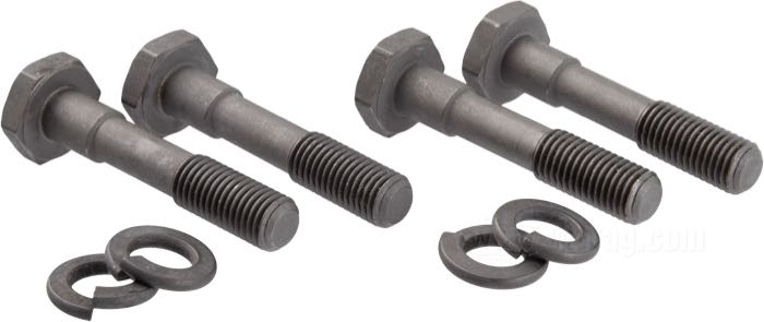 Kit bulloni di fissaggio di Colony; per Serbatoio olio; atto per XLCH/XLR 1958-1965, KR/KRTT 1952-1967; posteriori; acciaio, parkerizzato; filettatura: 5/16”-24; rimpiazza OEM HD 62556-52; U.S.A.; peso lordo: 91 g