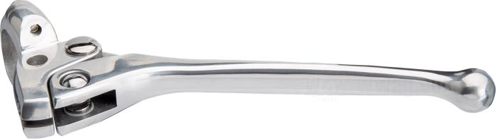 Comando freno/frizione a mano; alluminio, lucidato, 5/16” foro; per manubri del Ø: 1 ”; rimpiazza OEM HD 45002-69; peso lordo: 180 g