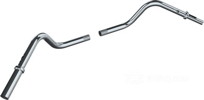 Handlebar; fits Electra Glide 1965-1974; steel, chrome-plated; wall thickness: 2.2 mm; replaces OEM HD 56045-65, and 56054-65; gross weight: 1.54 kg