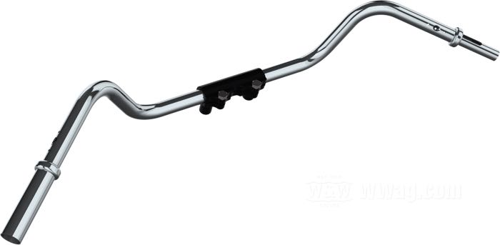 Handlebar; fits Electra Glide 1965-1974; steel, chrome-plated; wall thickness: 2.2 mm; replaces OEM HD 56045-65, and 56054-65; gross weight: 1.54 kg