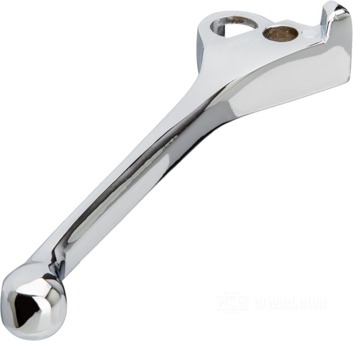 Levier frein à main »OEM  Style«; pour cocottes 1972-1981; aluminium, chromé; remplace OEM HD 45016-72; poids brut: 130 g