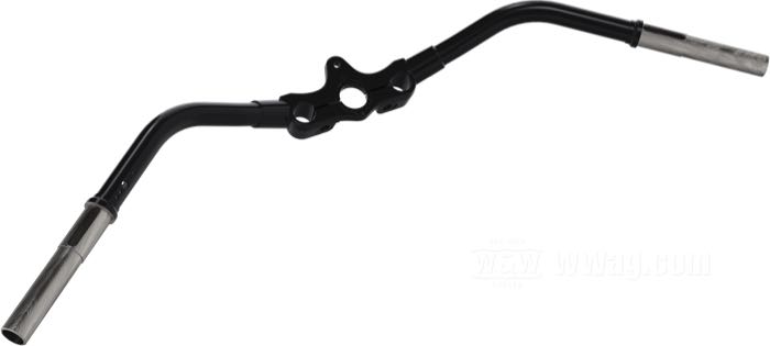 Handlebar »Speedster« by Samwel Supplies; fits Big Twin 1936-1945, 45”/750cc 1941-1957; steel, black, powder-coated; thread: 57/64”-24; replaces OEM HD 55951-36; gross weight: 1.84 kg