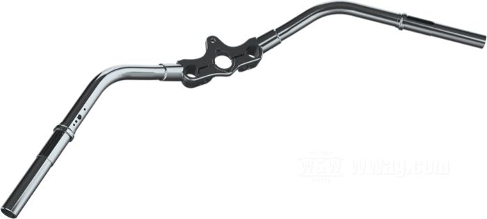 Manillar »Speedster« de Samwel Supplies; apropiado para Big Twin 1936-1945, 45”/750cc 1941-1957; acero, cromado; rosca: 57/64”-24; reemplaza OEM HD 55951-36; peso bruto: 1.86 kg