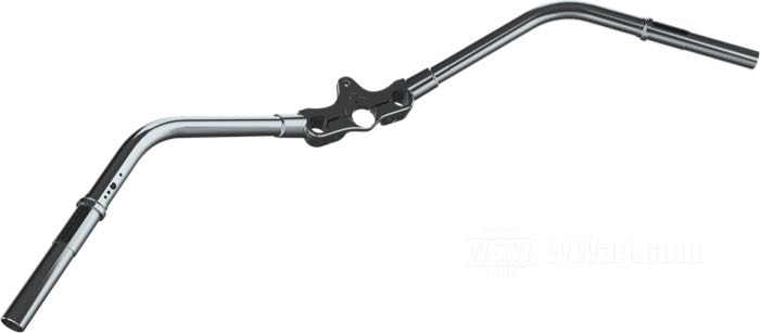 Manubrio »Standard« di Samwel Supplies; per Forcella Springer Offset; atto per Big Twin 1946-1949; acciaio, cromato; filettatura: 57/64”-24; peso lordo: 2 kg