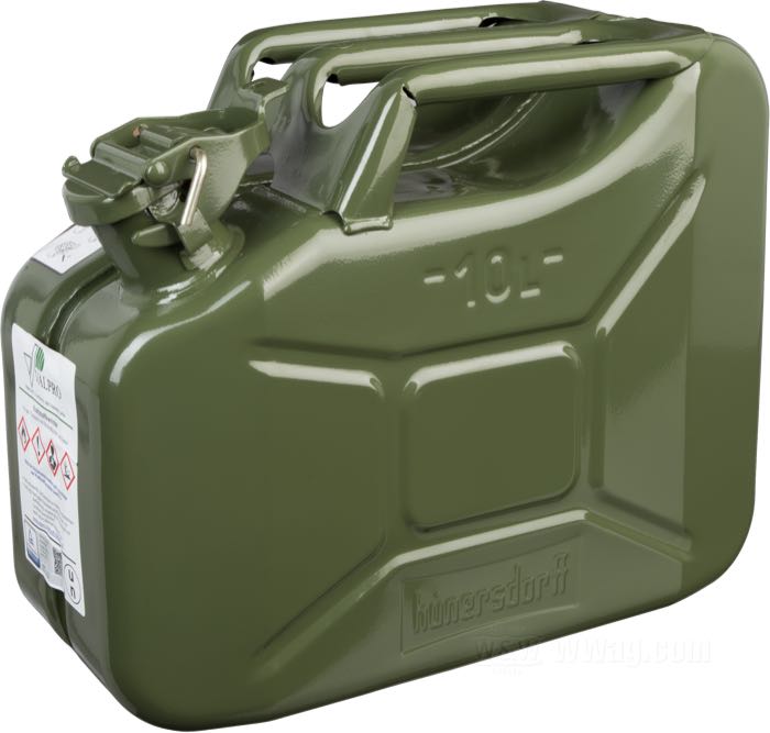 JERRICAN METAL HOMOLOGUE VERT 10L