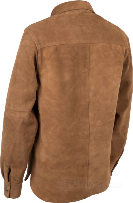 Camisa-chaqueta »1943 CPO« de Pike Brothers; cuero de vaca, marrón; tamaño: S; Portugal; peso bruto: 1.5 kg