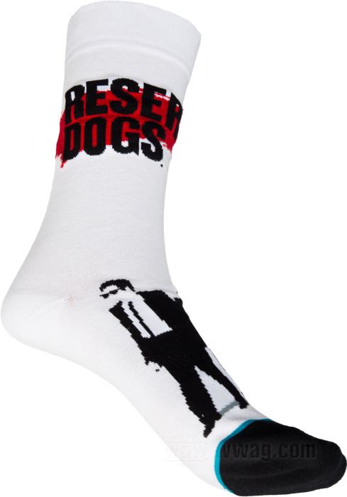 Chaussettes »Reservoir Dogs« de Stance; coton / polyester, noir / blanc / rouge; taille: M; hommes; pointure: EU 38-41.5 → US 6-8.5; poids brut: 77 g