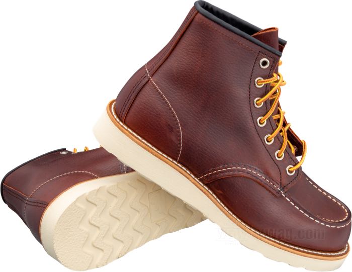 Stiefel »8138 Classic Moc« von Red Wing Shoes; Rindleder, dunkelbraun; Höhe: 6”; Männer; Passform (Schuhweite): D-regulär; Herren-Schuhgröße: EU 40 → US 7.5; USA; Bruttogewicht: 1.67 kg