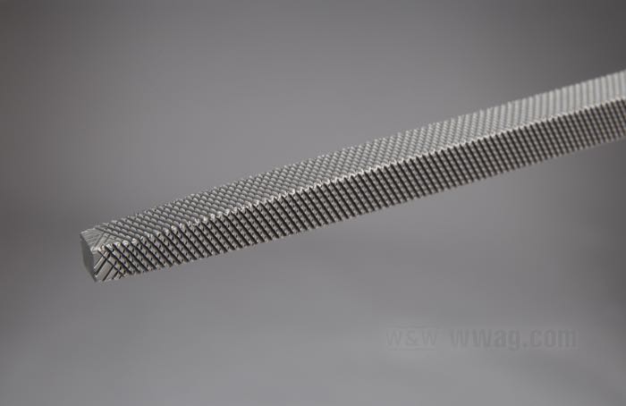 Lima cuadrado   de Bahco; Tipo de picado 1; acero / goma, longitud de hoja 185 mm; largo x ancho: 310 x 8 mm; Portugal; peso bruto: 142 g
