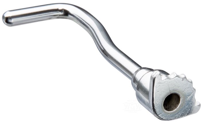 Leva starter di Samwel Supplies; per carburatori Linkert; atto per tutti modelli Flathead 1933-1965; acciaio, cromato; lunghezza: 86 mm; rimpiazza OEM HD 1233-33A e 27235-33; peso lordo: 39 g