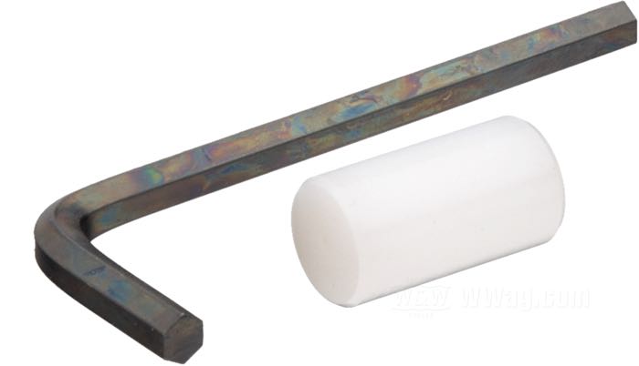 Hand clutch control; for models 1996→ (XL→2003); cast aluminum, chrome-plated; gross weight: 410 g