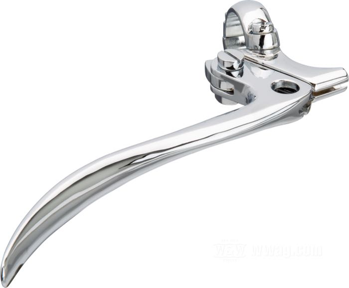 Hand brake control »AMAL«; steel, chrome-plated, with 1/4” cable hole, without air/ignition control lever; for Bowden cable; for handlebar Ø: 1 ”; gross weight: 241 g