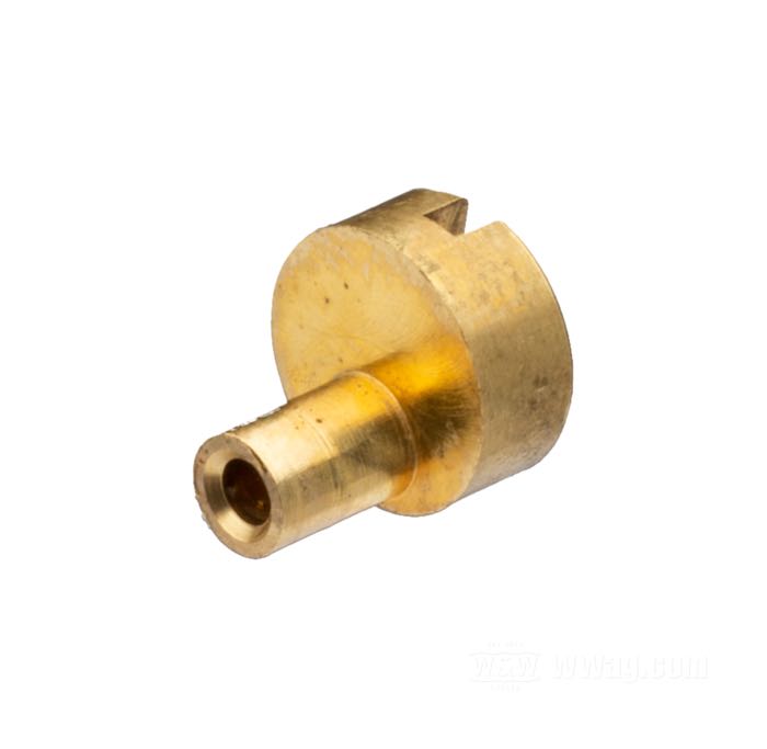 Einstellschraube von Colony; für Unterbrecherkontakt; passend für Big Twin 1949-early 1963 und 1965-1969, Sidevalves 1949-1970, Sportster 1957-1970; Messing; Nettogewicht: 0.8 g; ersetzt OEM HD 30507-47A; USA; Bruttogewicht: 2 g