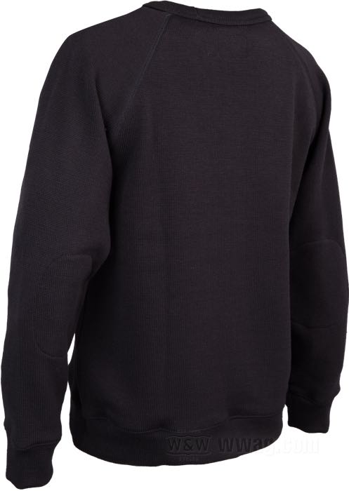 Sweater »Crew Neck« de Dehen; tricotage de laine, noir; taille: M; USA; poids brut: 993 g