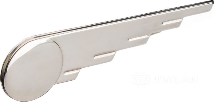 Ornamento »Winged Comets«; acero inoxidable, pulido; largo x alto: 153 x 38.5 mm; con 4 tuercas; peso bruto: 43 g