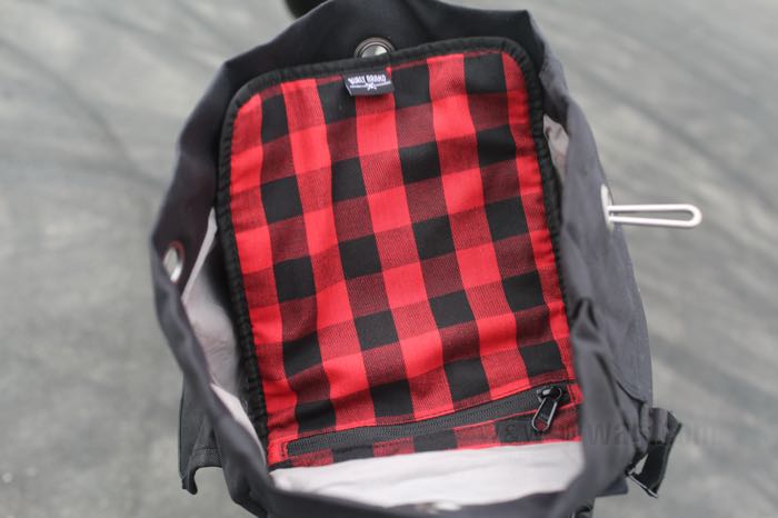 Sissy Bar Tasche »Voyager« von Burly Brand; Cordura / Rindleder, schwarz; B x H x T: 30 x 54 x 30 cm; Volumen: 50 l; Bruttogewicht: 1.54 kg
