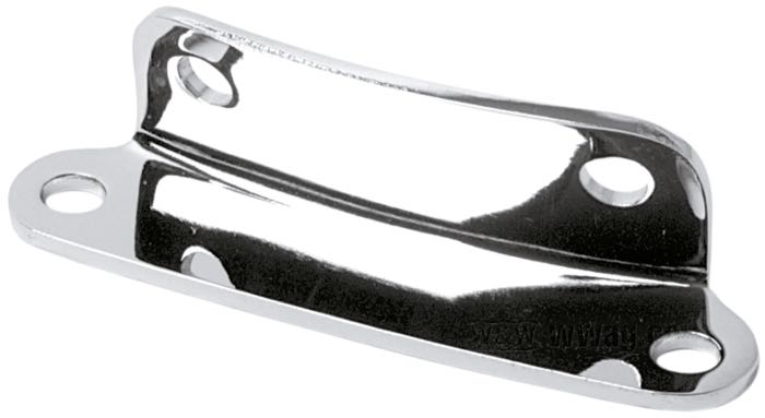 Bracket »Standard«; for Horseshoe oil tanks; fits Big Twin 1936-1957; steel, chrome-plated; replaces OEM HD 62585-36; gross weight: 140 g