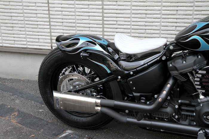 Parafango posteriore »Short Bobber« di Easyriders; atto per FXBB 2018→; plastica rinforzato con fibre (PRF), non veniciato(a); con minuteria; peso lordo: 2.09 kg