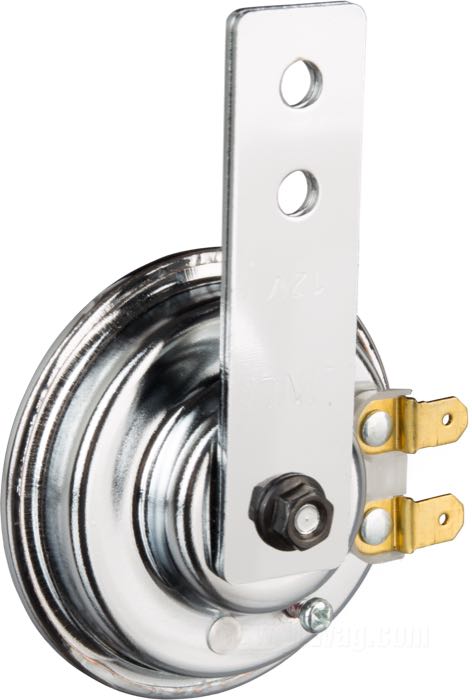 Hupe »Mini«; 100 dB; Stahl, verchromt; Ø 66 mm; 12 V; Bruttogewicht: 150 g