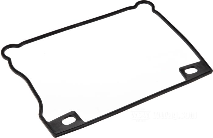 Guarnizione di James Gaskets; per Alloggiamento bilancieri; atto per Big Twin 1992-1998 (Softail →1999); gomma; Punto installazione: esterno / inferiore; rimpiazza OEM HD 17355-92; peso lordo: 10 g
