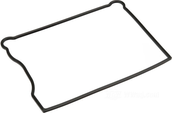 Guarnizione di James Gaskets; per Alloggiamento bilancieri; atto per Big Twin 1987-1991; gomma; Punto installazione: esterno / inferiore; rimpiazza OEM HD 17355-84A; peso lordo: 10 g