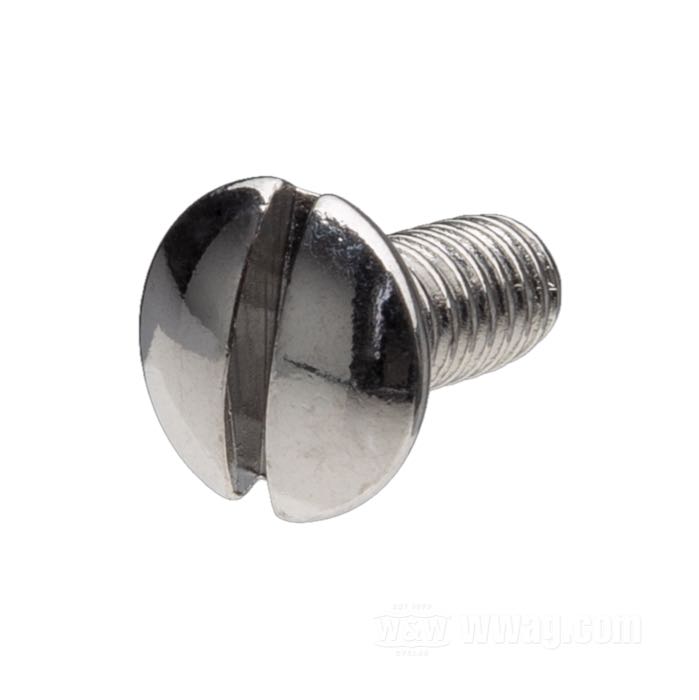 Oval Countersunk Slotted Head Screws Chrome-plated