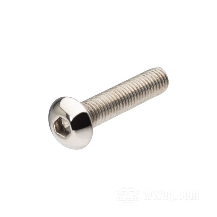 Buttonhead Socket Screws Stainless Polished