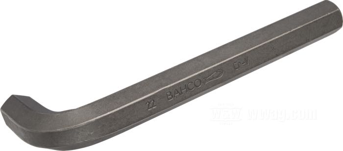 Innensechskant-Schlüssel von Bahco; Stahl, parkerisiert; Nettogewicht: 905 g; metrisch; Größe: 22 mm; Bruttogewicht: 906 g