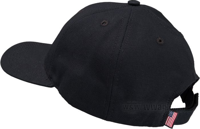 Berretto »Highway One« di W&W Cycles; 6 segmenti, logo grande 65 x 65 mm; cotone, nero; peso lordo: 110 g