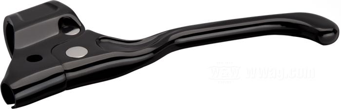 Hand clutch control »Contour« by Performance Machine; for PM Contour handlebar controls; fits 1987-2006; billet aluminum, black, anodised; for Bowden cable; gross weight: 330 g