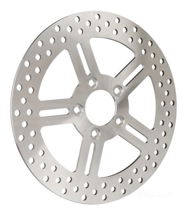 Brake rotor »Lightweight« by Performance Machine; fits FLH 2008-2019, VRSC 2006-2017, Dyna 2006-2017; stainless steel; Ø 11.8”; position: rear; mounting holes: 3/8