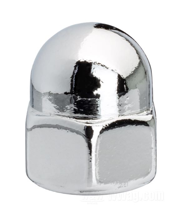 Acorn Nuts Chrome-plated