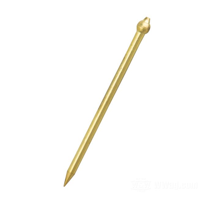 Jet needle by Competition Distributing; fits 61” /1000 cc IOE models 1915-1929; brass; length: 1.87”; for Schebler HX carburetors; replaces OEM HD 1151-15; USA; gross weight: 4 g