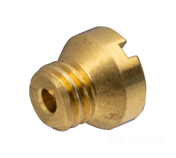 Chiclé fijo »#9« de Into The Wilderness; apropiado para modelos K 1952-1956; M53, M53-A1; bronce, taladro .070”; reemplaza OEM HD 27326-54; peso bruto: 1 g