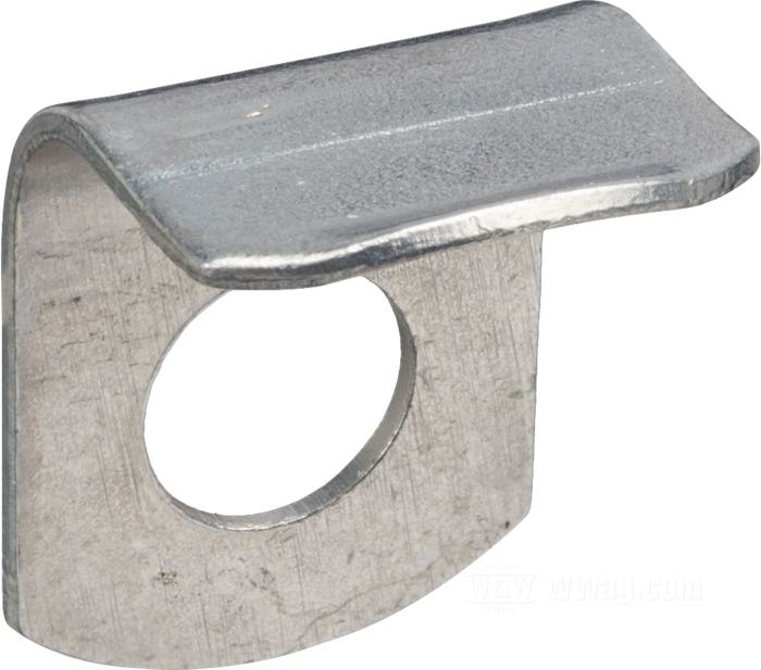 Fermacavi di Colony; per Cavo accensione; atto per Big Twin OHV 1936-1940; acciaio, CAD (procedimento ZnNi); rimpiazza OEM HD 4726-36 e 9970; U.S.A.; peso lordo: 13 g