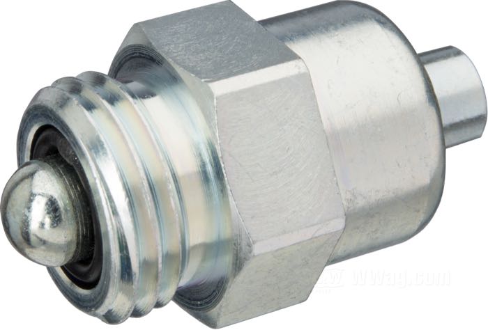 Neutral switch; for Transmission; fits FL/FLH 1959-1964, FX/ FLH 1973-1979, Sportster 1986-1998, Big Twin 5-speed 1980-1997, Buell 1995-1998 ; steel, zinc plated; thread: 9/16”-18; thread length: 1/4 ”; replaces OEM HD 33900-59; gross weight: 20 g