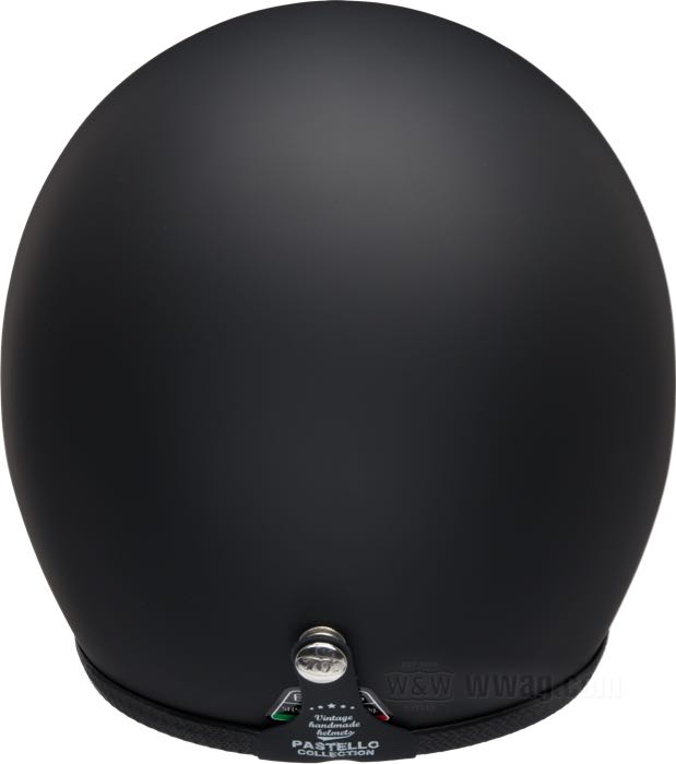 Jethelm »Basic« von 70s; Fiberglas, mattschwarz; Nettogewicht: 911 g; Größe: S1 - 54-55.5 cm; mit ECE R22-05 Prüfzeichen; Italien; Bruttogewicht: 1.2 kg