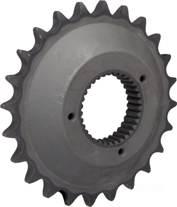 Conjunto de piñón desplazado; apropiado para FXR 1985-1994, Softail 1985-1999; acero; desplazamiento: 0.500 ”; número de dientes: 24; paso de los dientes: 530 (5/8” x 3/8”); peso bruto: 1.23 kg