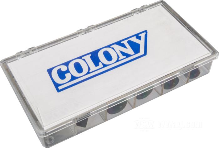 Installation tool by Colony; for Stud; for 1/4”-20, 1/4”-24, 1/4”-28, 5/16”-18, 5/16”-24, 3/8”-16, 3/8”-20, 7/16”-14, 7/16”-20; with 9 tools, case; USA; gross weight: 900 g