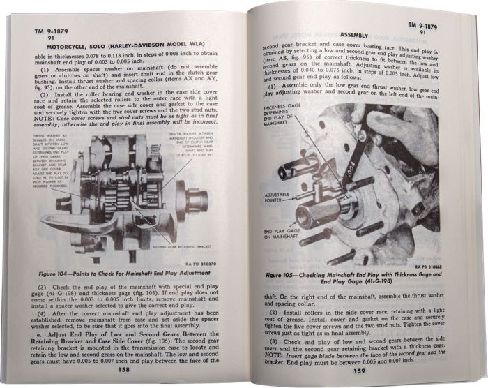 Service manual »TM 9-1879«; paper; width x height: 15 x 21.5 cm; black and white; 216 pages; English; gross weight: 320 g
