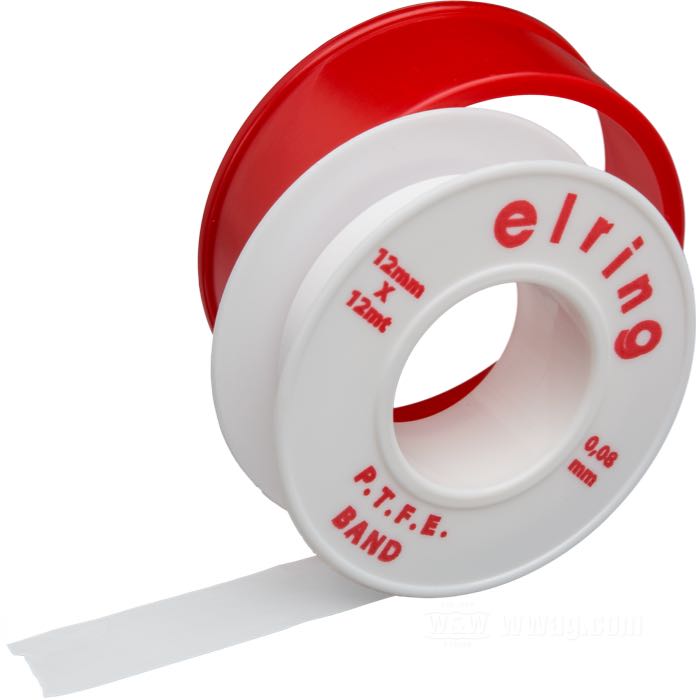 Dichtband; PTFE; Länge x Breite: 12 m x 12 mm; Bruttogewicht: 10 g