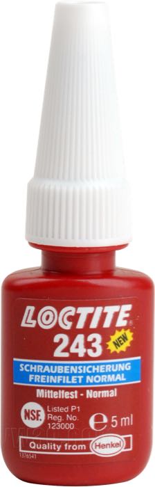 W&W Cycles - Loctite 243 Threadlocker Medium Strength for Harley-Davidson