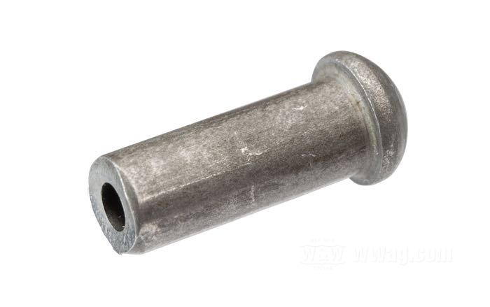 Dowel pin; for Rear sprocket; for centering; fits 750 Solo and Big Twin 1930-1972; steel; length: 1/2”; Ø 3/16”; replaces OEM HD 41485-30; gross weight: 1 g